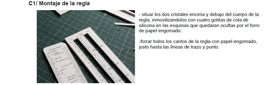 Montaje Regla Calculo Lannane 10