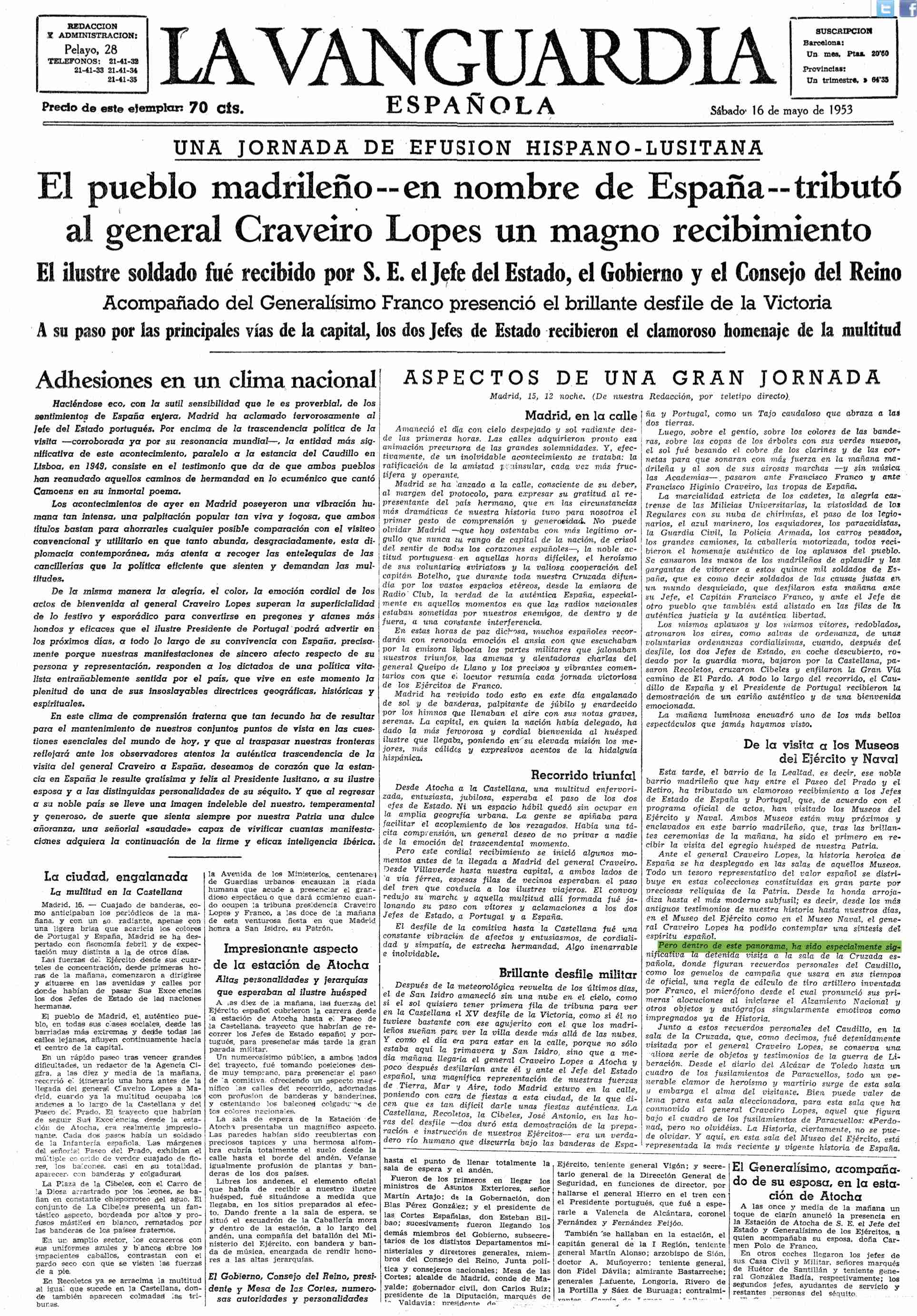 1953-05-16_Visita_al_Museo_del_ejercito