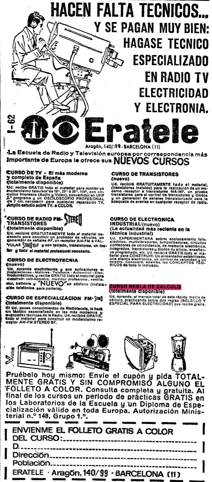1970-06-09_Anuncio_curso_RC_Eratele
