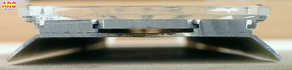 Vista lateral de la Regla de Calculo Salip de 10 pulgadas